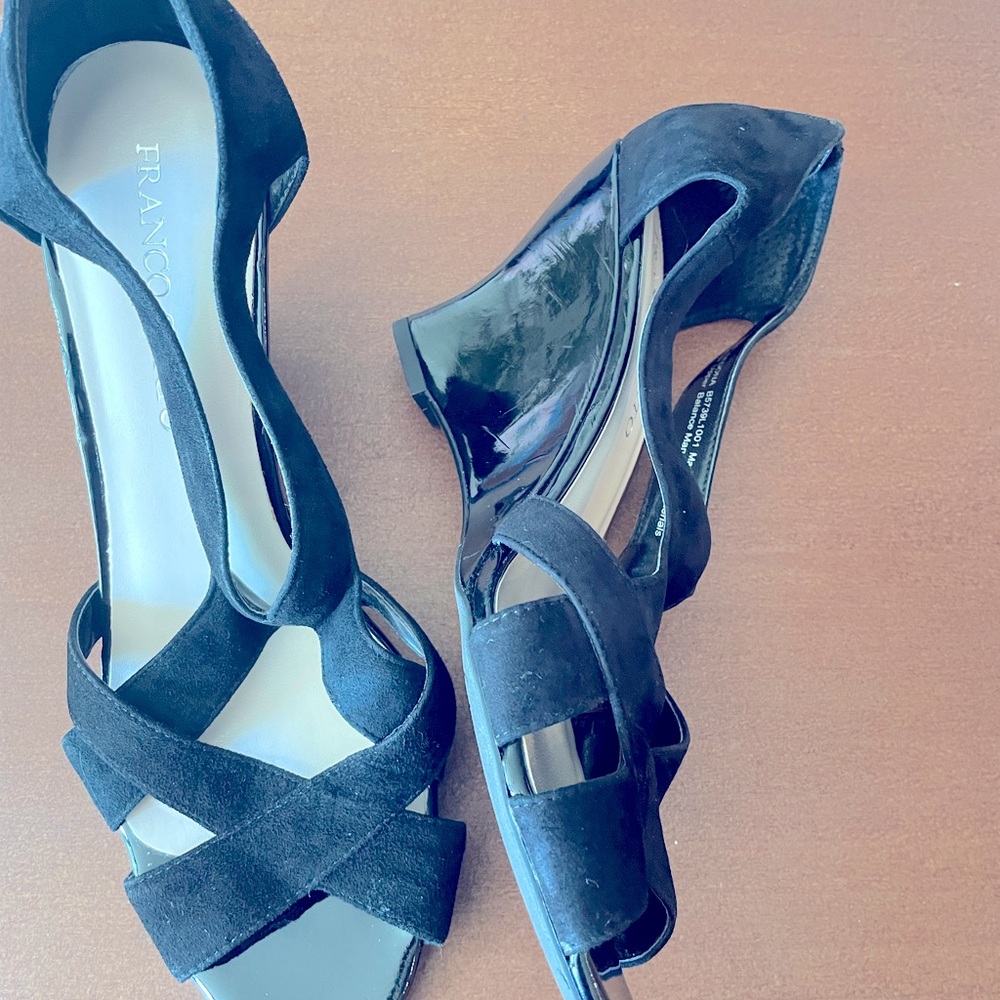 Black Suede Sandals
